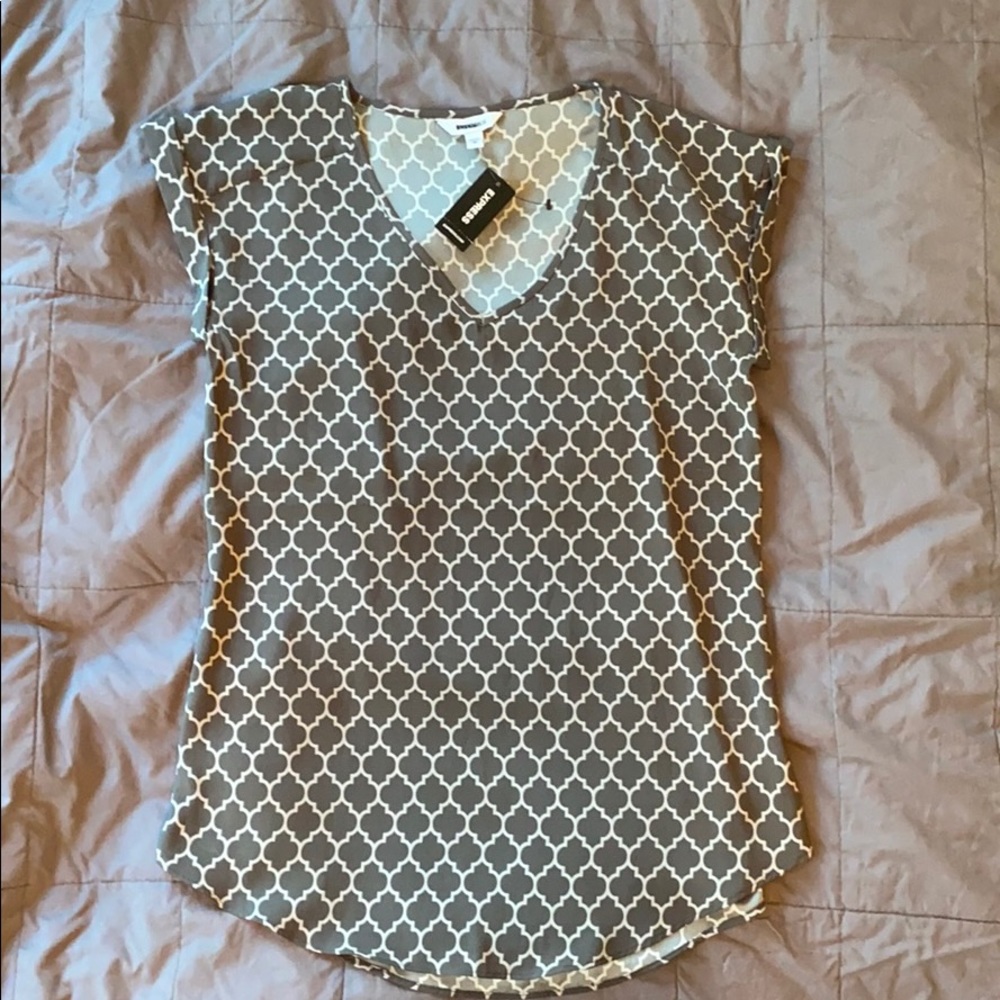 Express short sleeve blouse